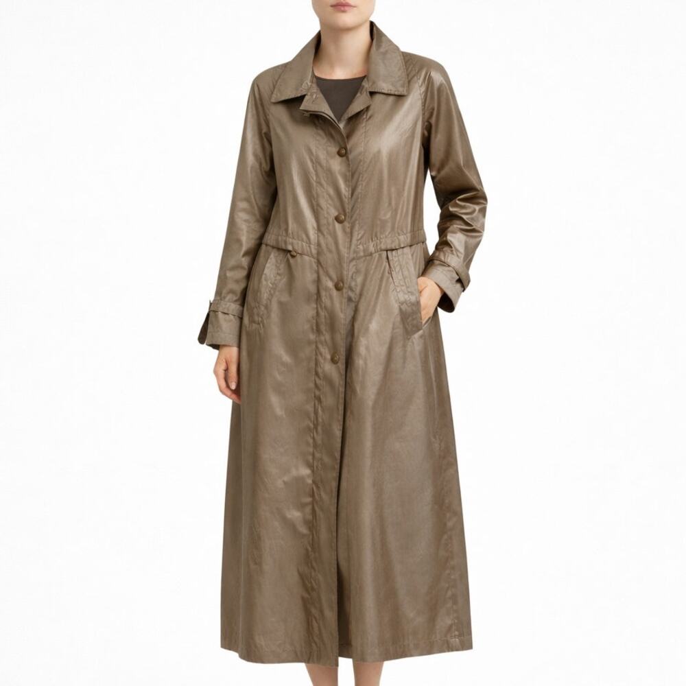 Rainshedder Trench Coat with Zip Out Lining Champaign Shimmer 16W